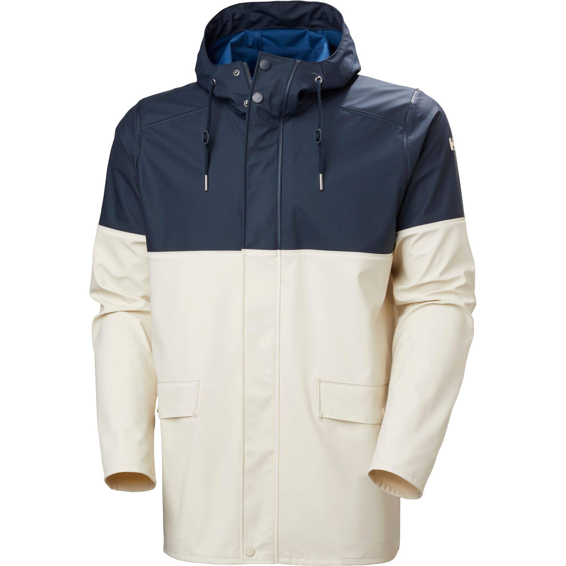 Helly Hansen Moss Block, regenjas, heren, wit/donkerblauw