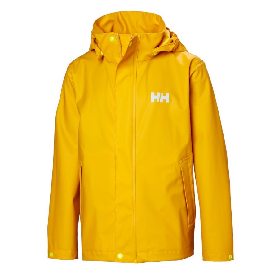Helly Hansen Moss, regenjas, junior, geel
