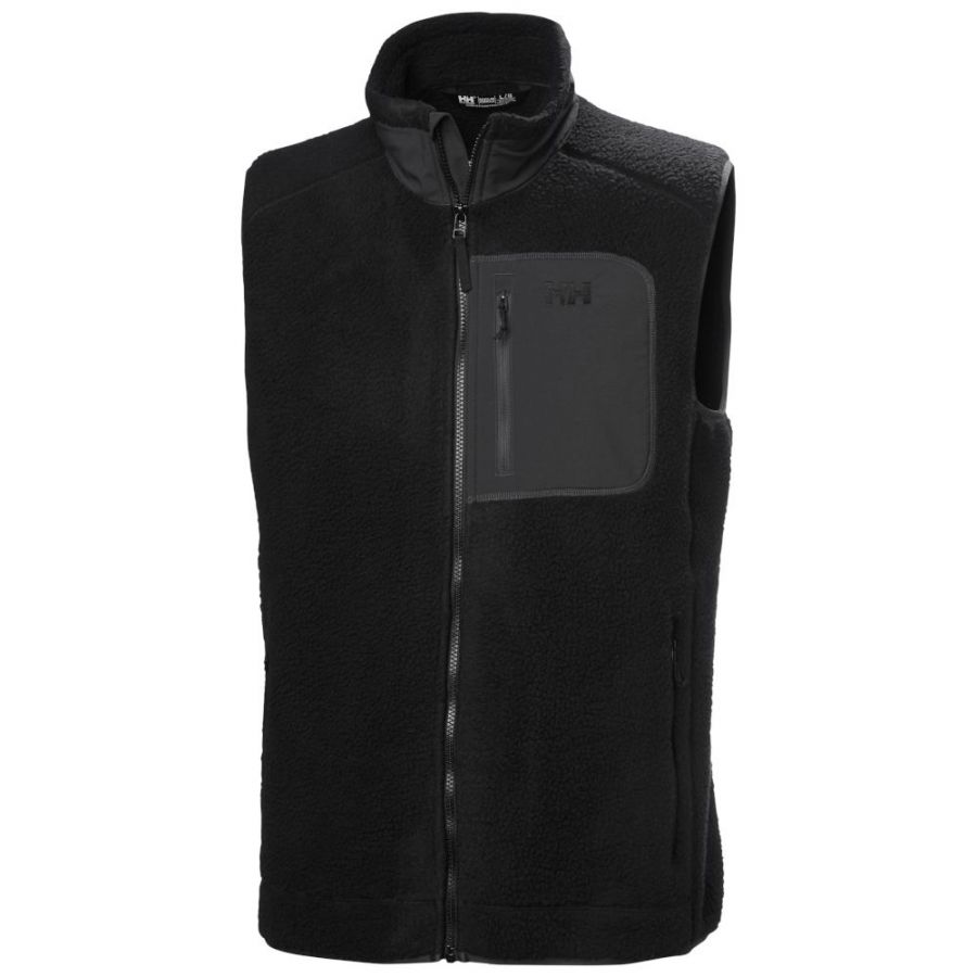 Helly Hansen Panorama Pile Block, fleecevest, heren, zwart