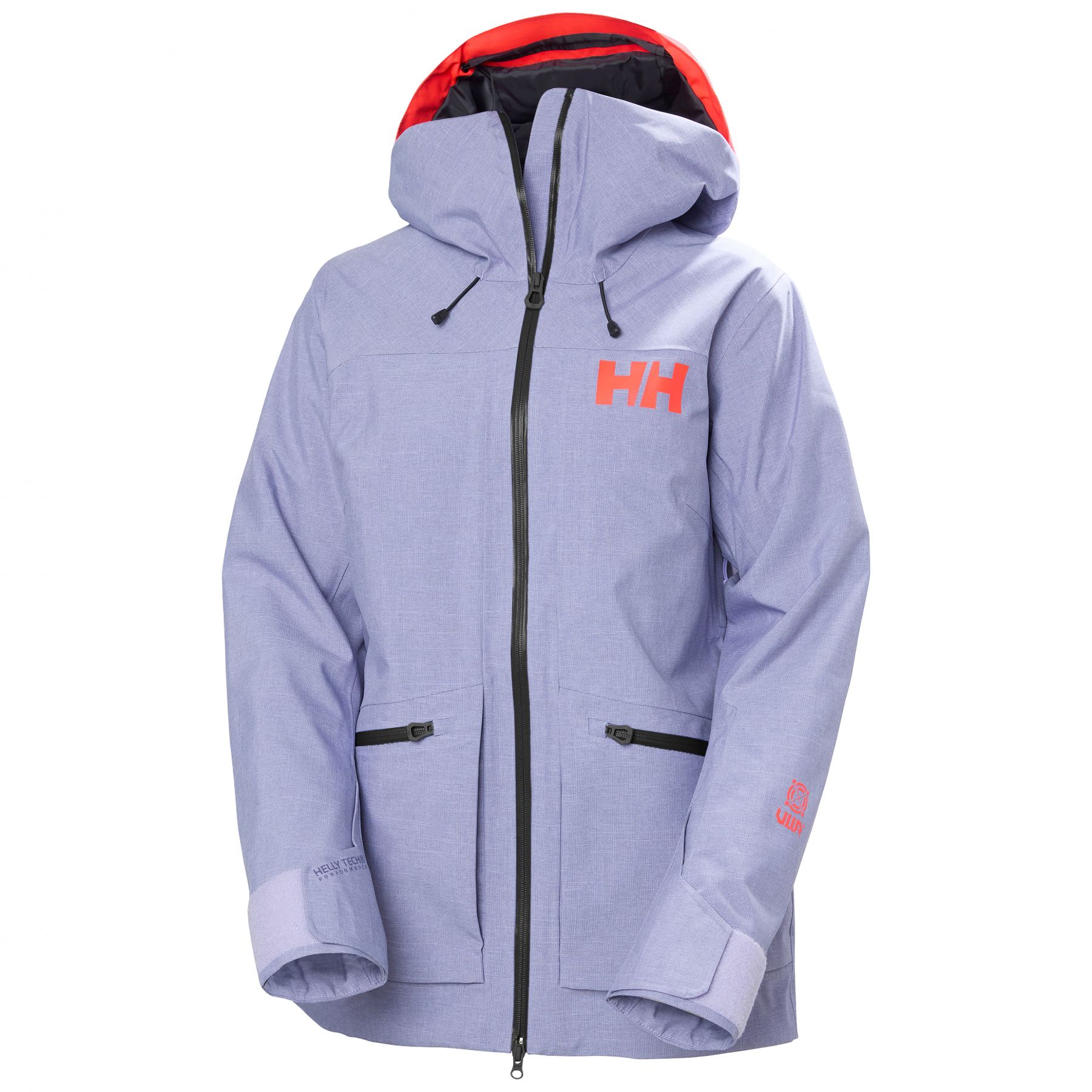 Helly Hansen Powderqueen 3.0, skijas, dames, paars
