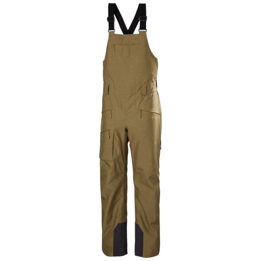 Helly Hansen Powderqueen Bib 2.0, skibroek, dames, bruin