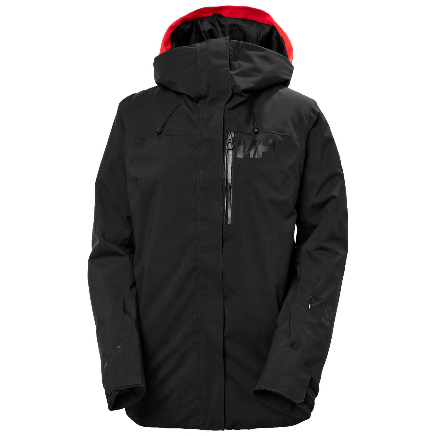 Helly Hansen Powshot, ski jas, dame, zwart