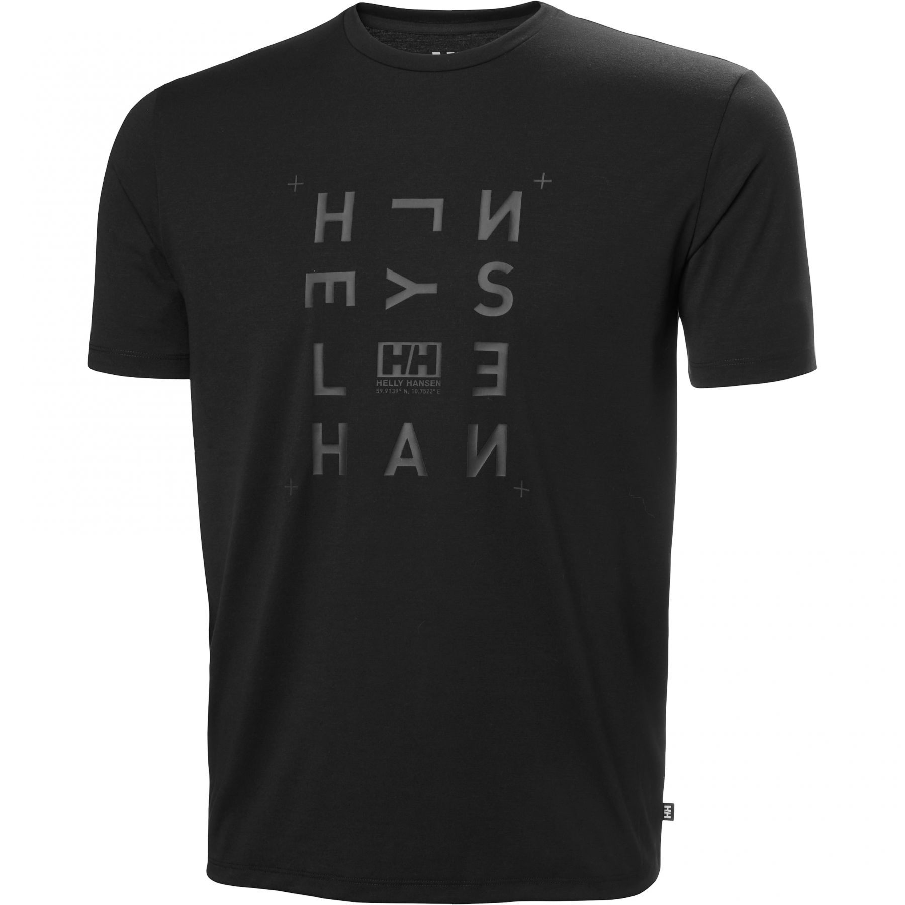 Helly Hansen Skog Graphic T-shirt, heren, zwart