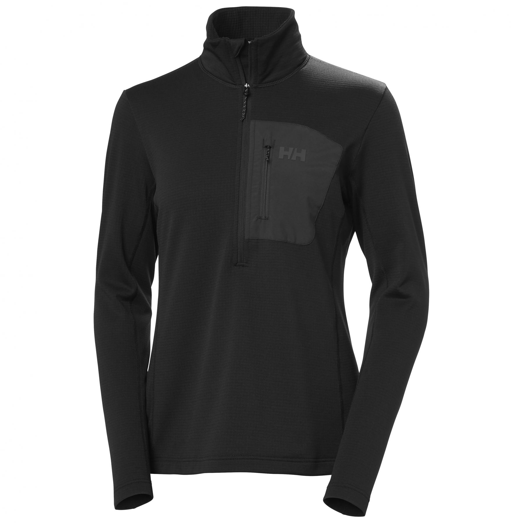 Helly Hansen Versalite 1/2 Zip, fleecetrui, dames, zwart