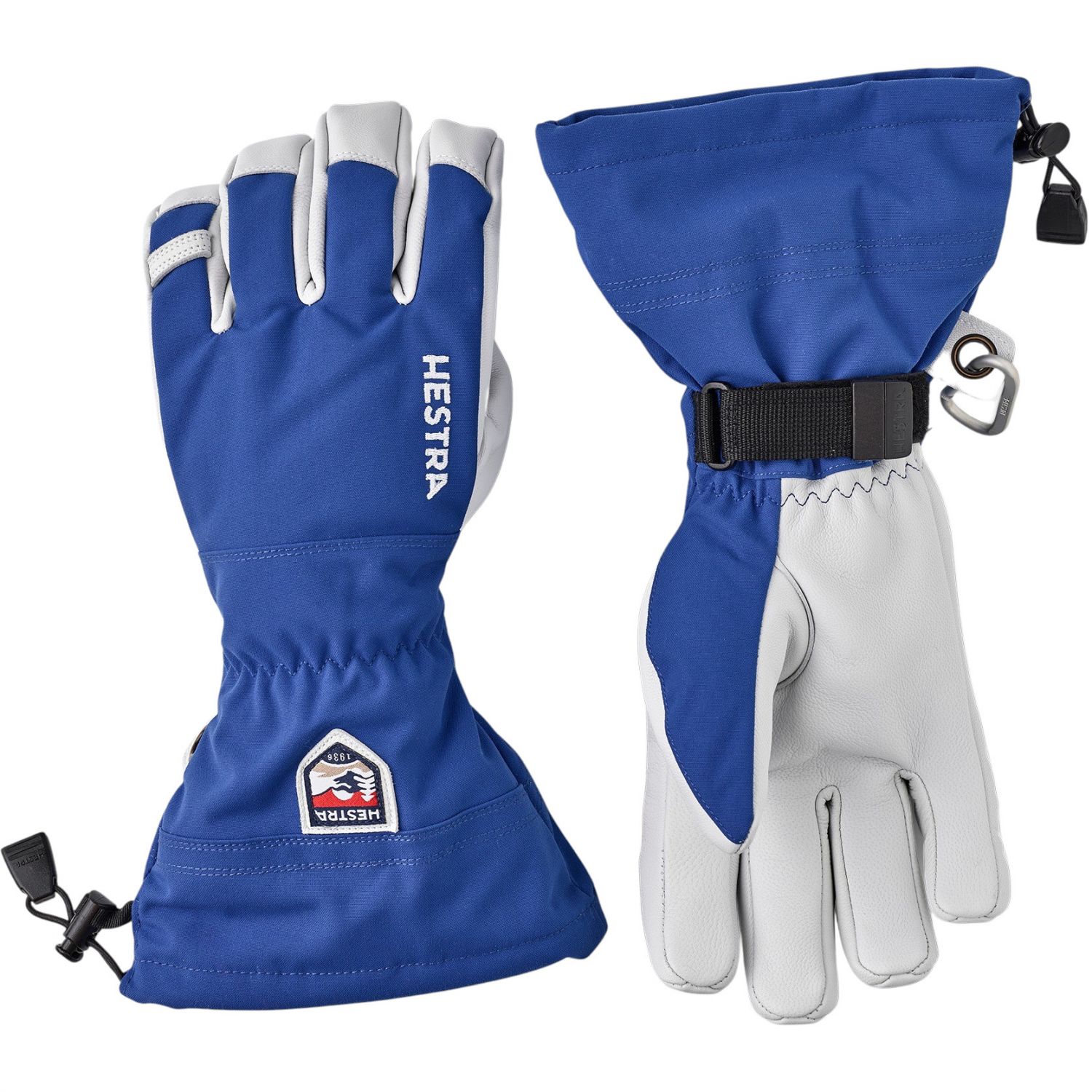 Hestra Army Leather Heli Ski, skihandschoenen blauw