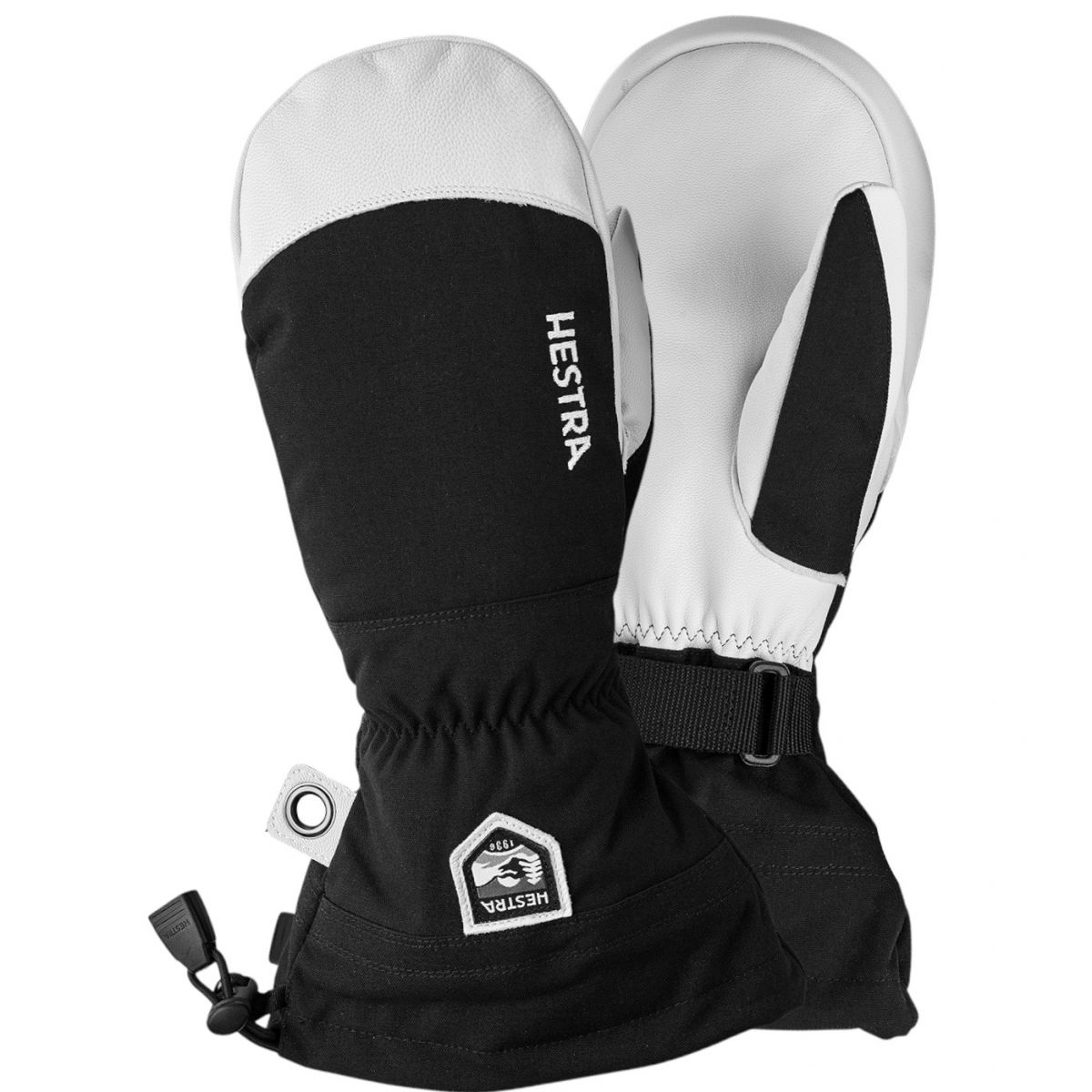 Hestra Army Leather Heli skihandschoenen, zwart