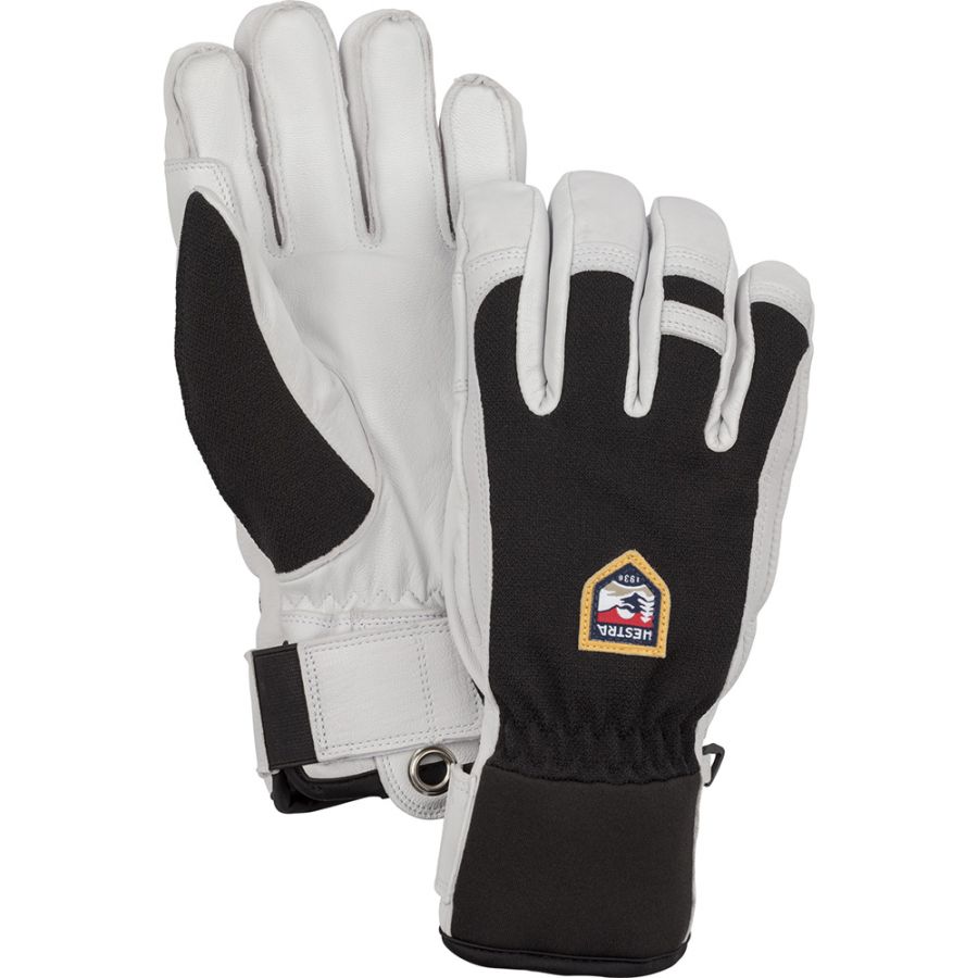 Hestra Army Leather Patrol skihandschoenen zwart