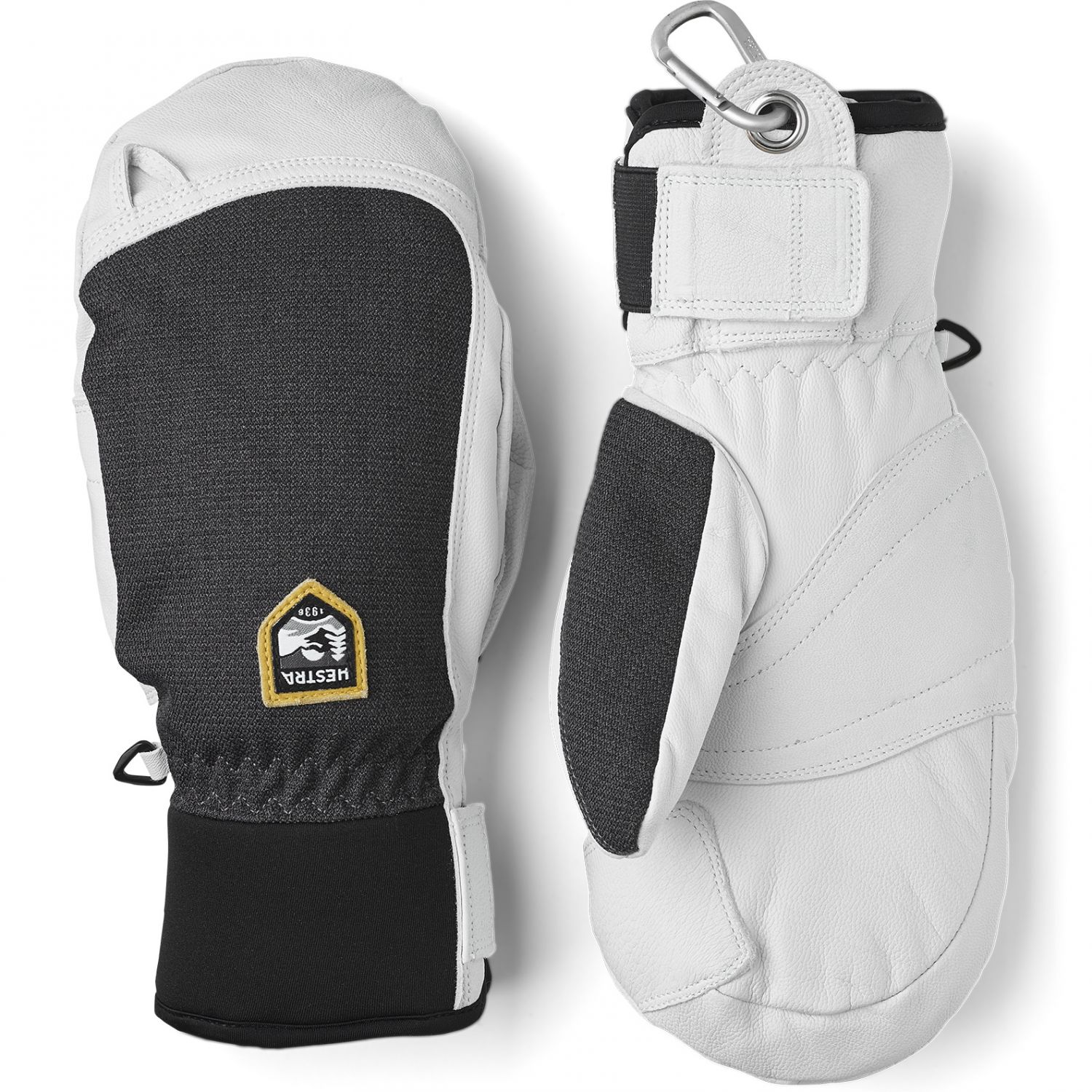 Hestra Army Leather Patrol, skiwanten, donkergrijs