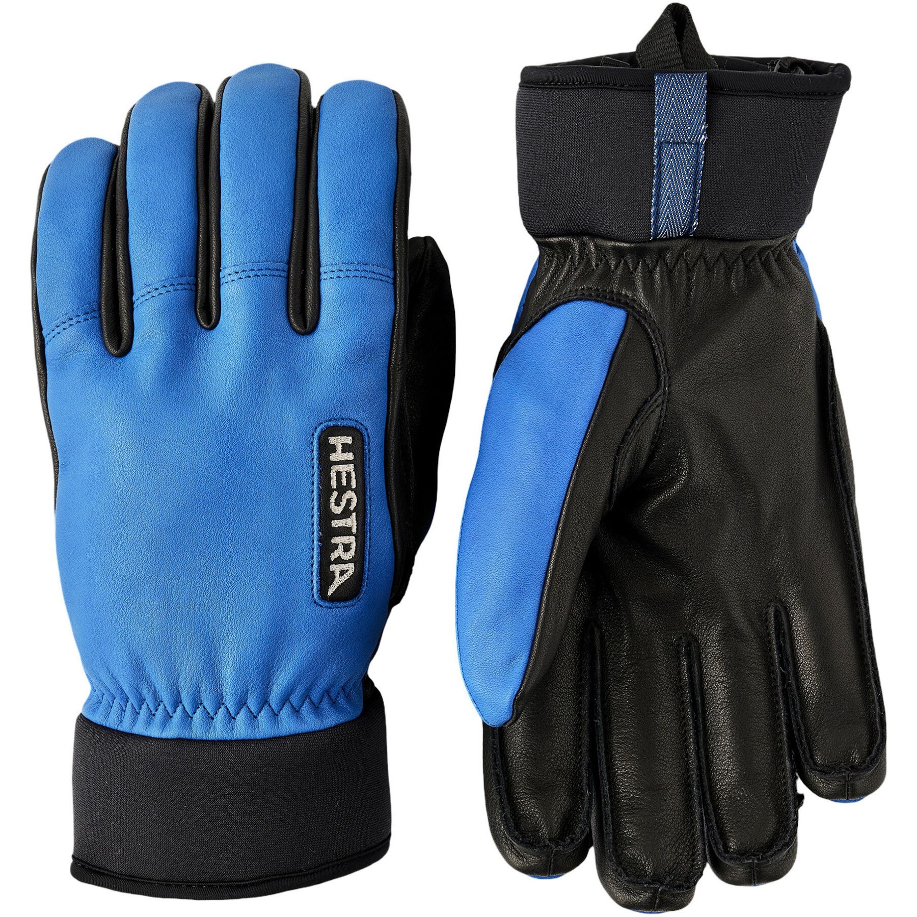 Hestra Army Leather Wool Terry, skihandschoenen, heren, blauw