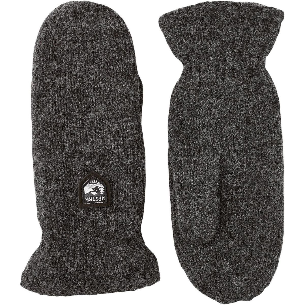 Hestra Basic Wool, wanten, donkergrijs