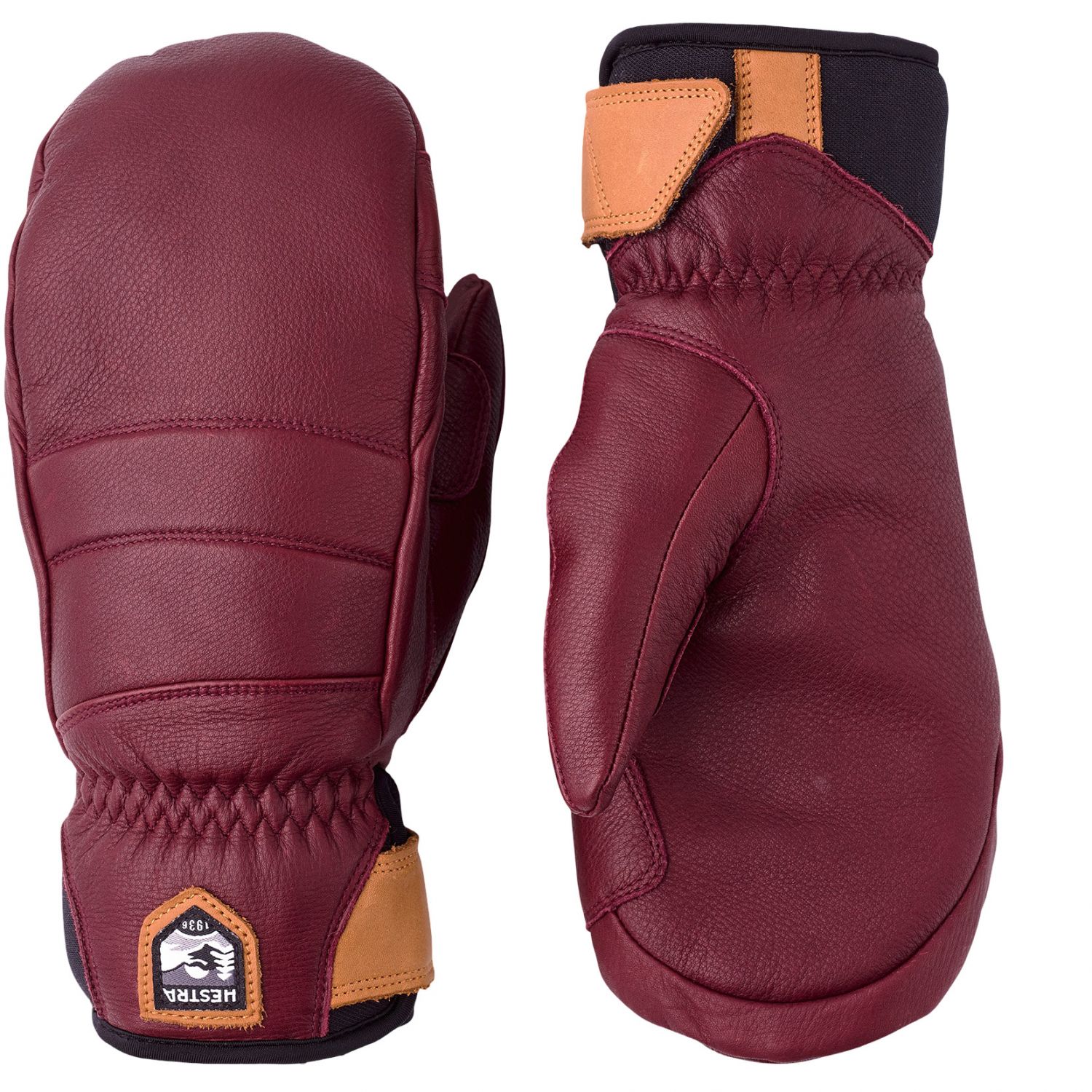 Hestra Fall Line, skiwanten, dames, bordeaux
