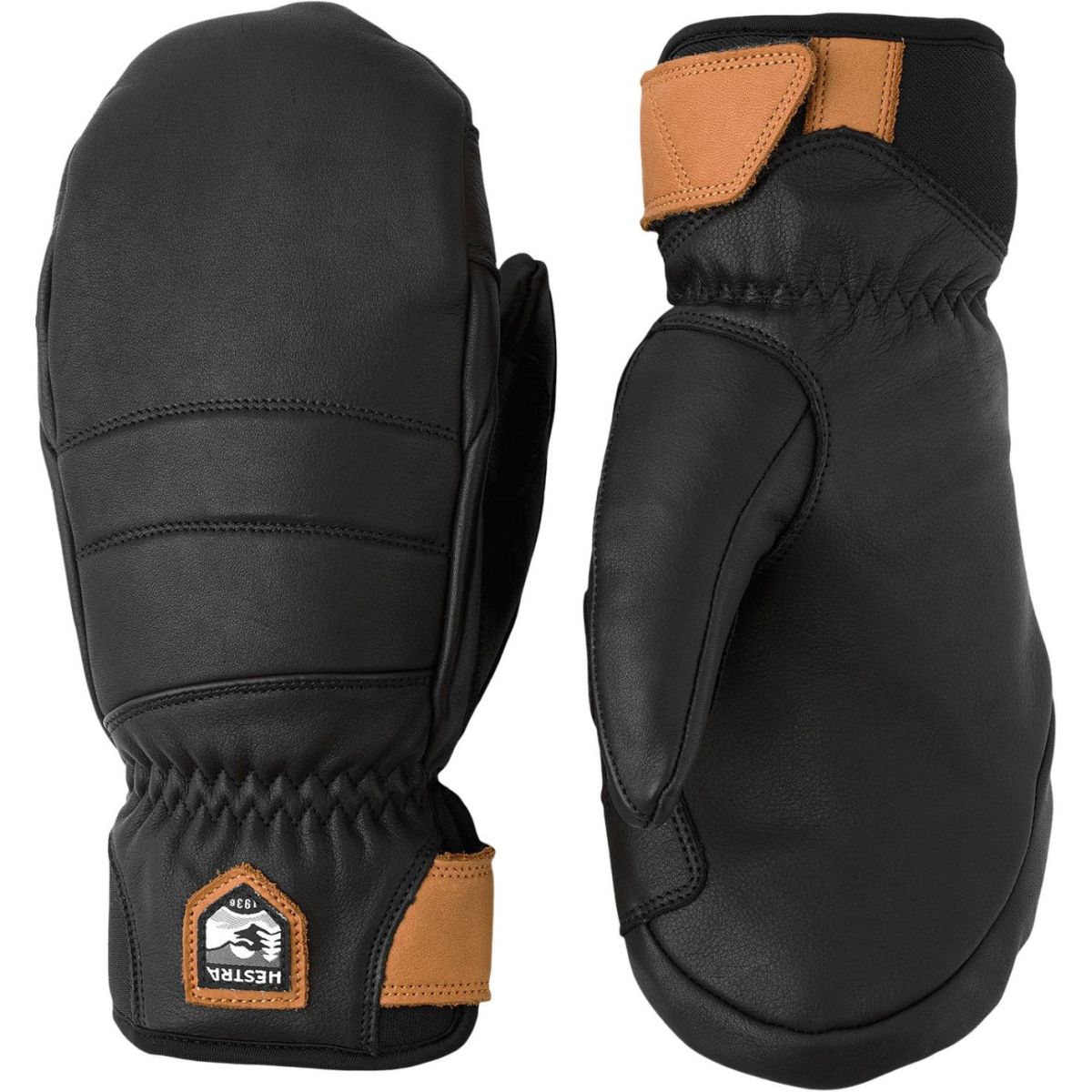 Hestra Fall Line, skiwanten, dames, zwart