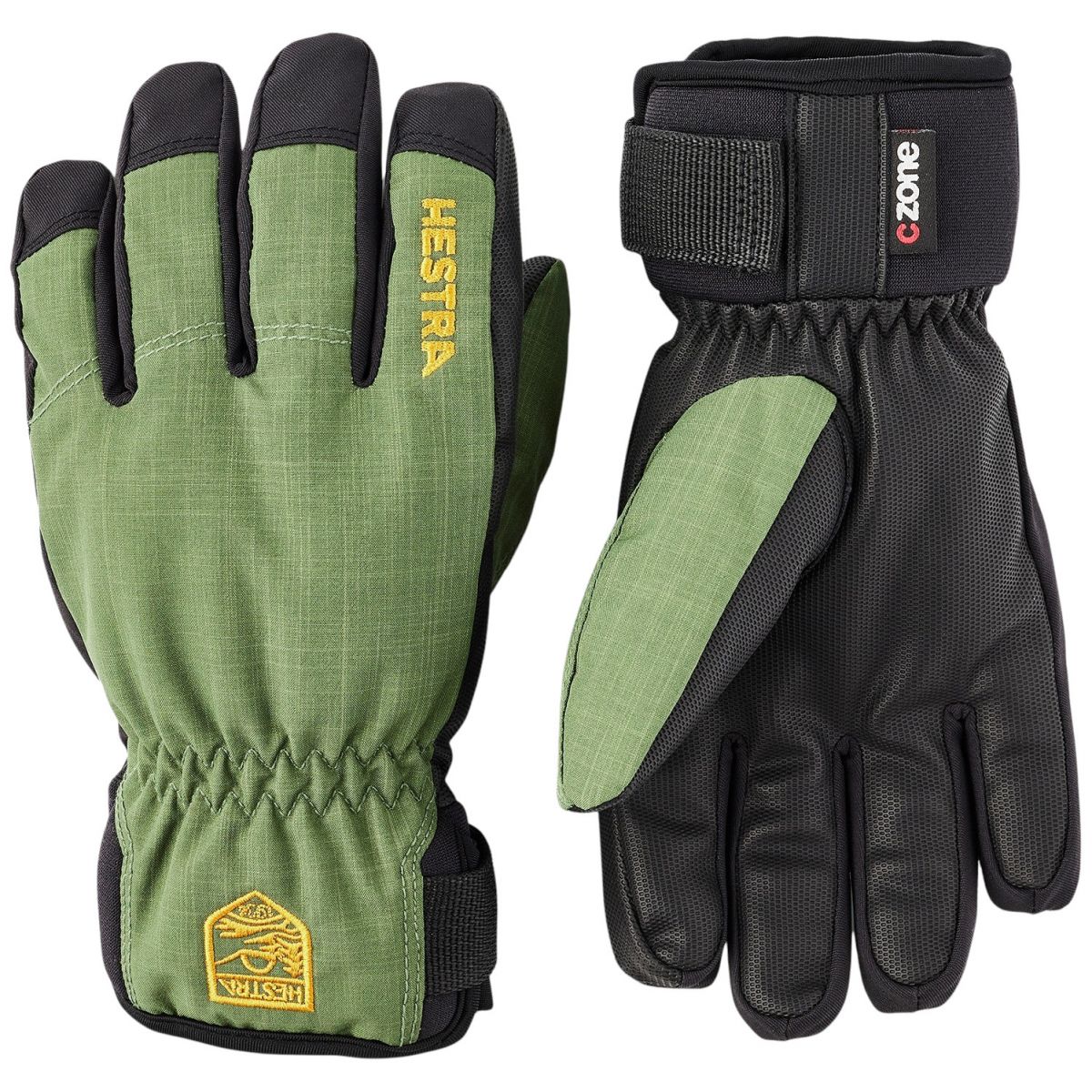 Hestra Ferox Primaloft, skihandschoenen, junior, groente