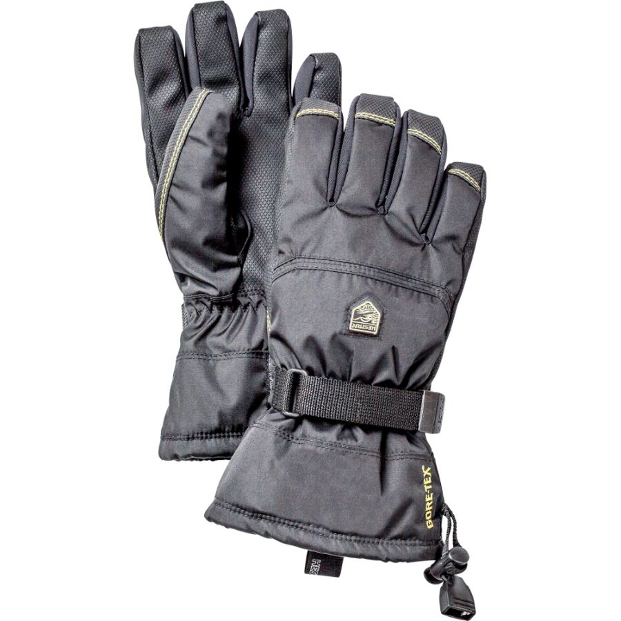 Hestra Gore-Tex Gauntlet skihandschoenen junior, zwart