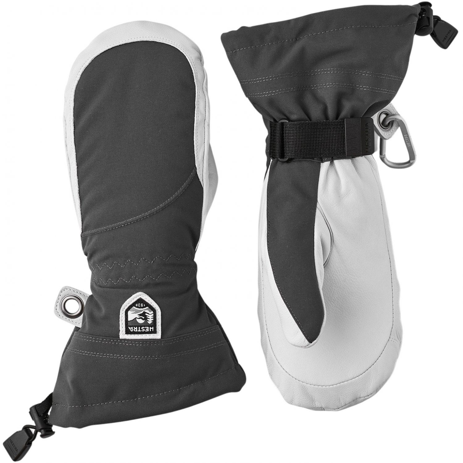 Hestra Heli Ski, skihandschoenen, dames, grijs/wit