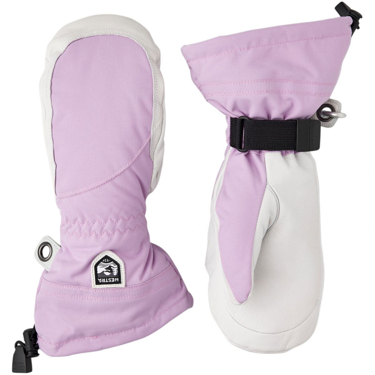 Hestra Heli Ski, skihandschoenen, dames, rosa/wit