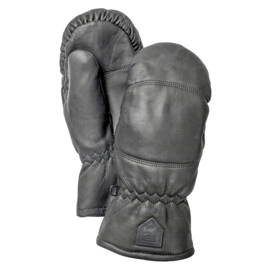 Hestra Leather Box, wanten, zwart
