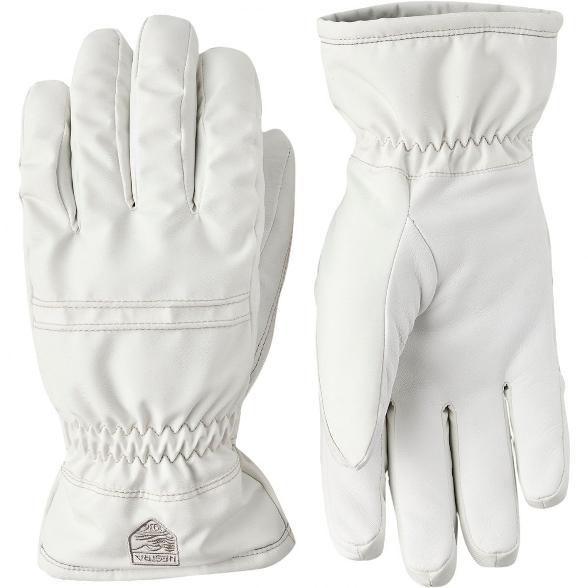 Hestra Primaloft Leather, skihandschoenen, dames, wit