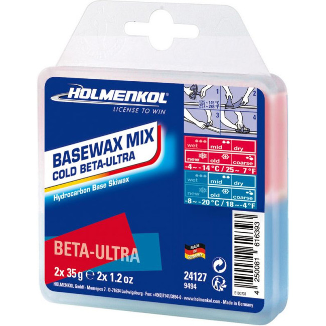 Holmenkol, Basewax Mix, Cold Beta-Ultra