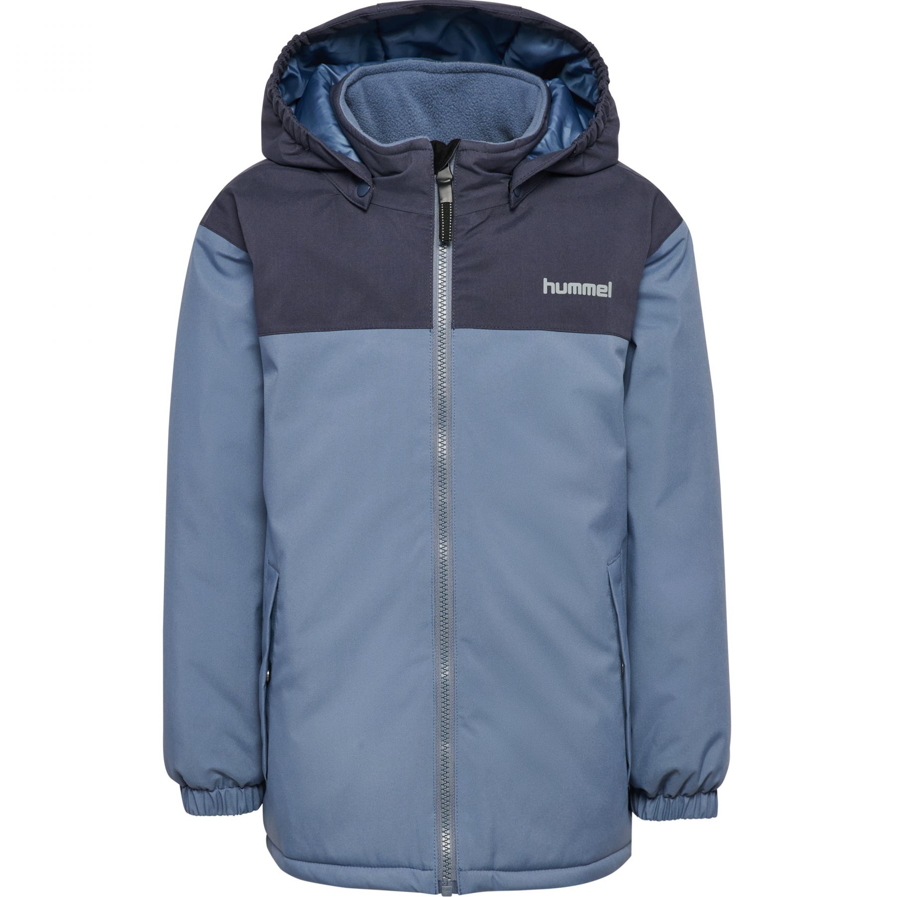 Hummel hmlJR Block, winterjas, junior, grijs