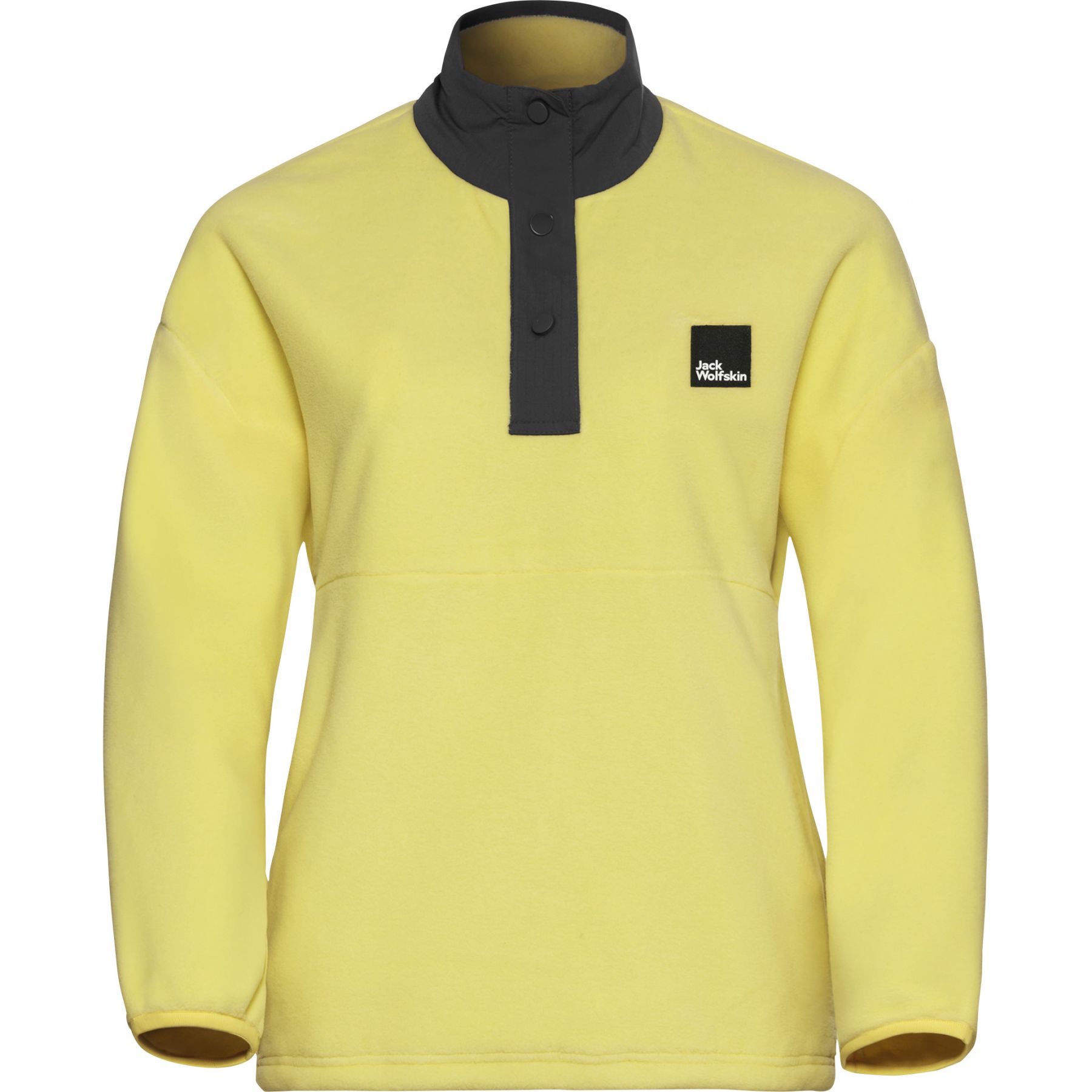 Jack Wolfskin Sumetro, fleecetrui, dames, geel
