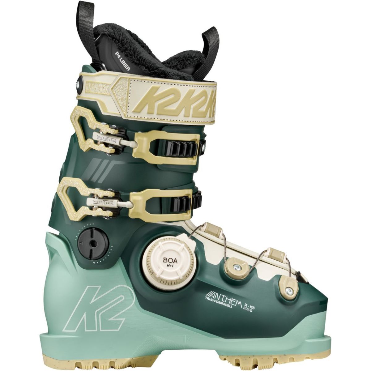 K2 Anthem X 115 BOA, skischoenen, heren, groen