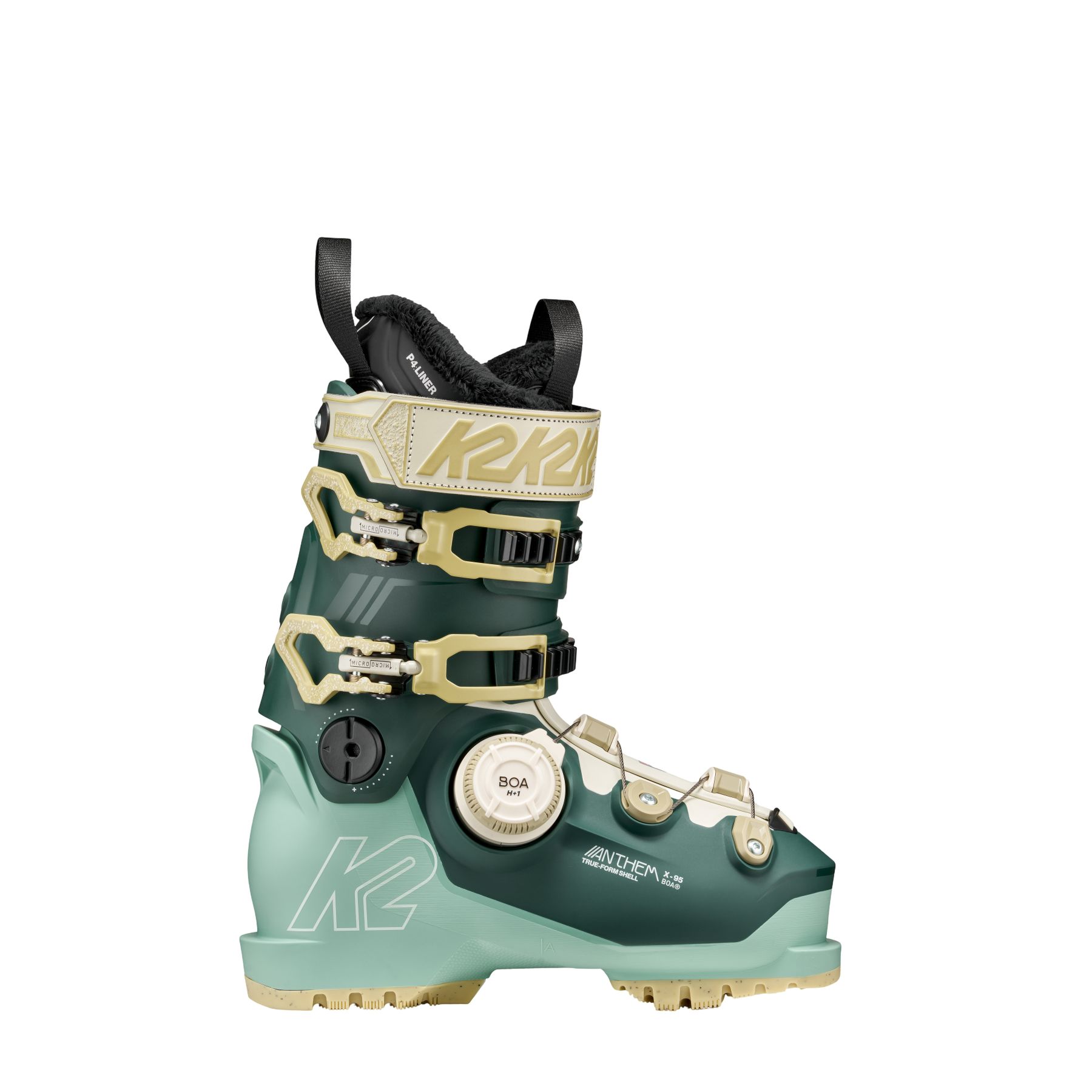 K2 Anthem X 95 BOA, skischoenen, heren, groen