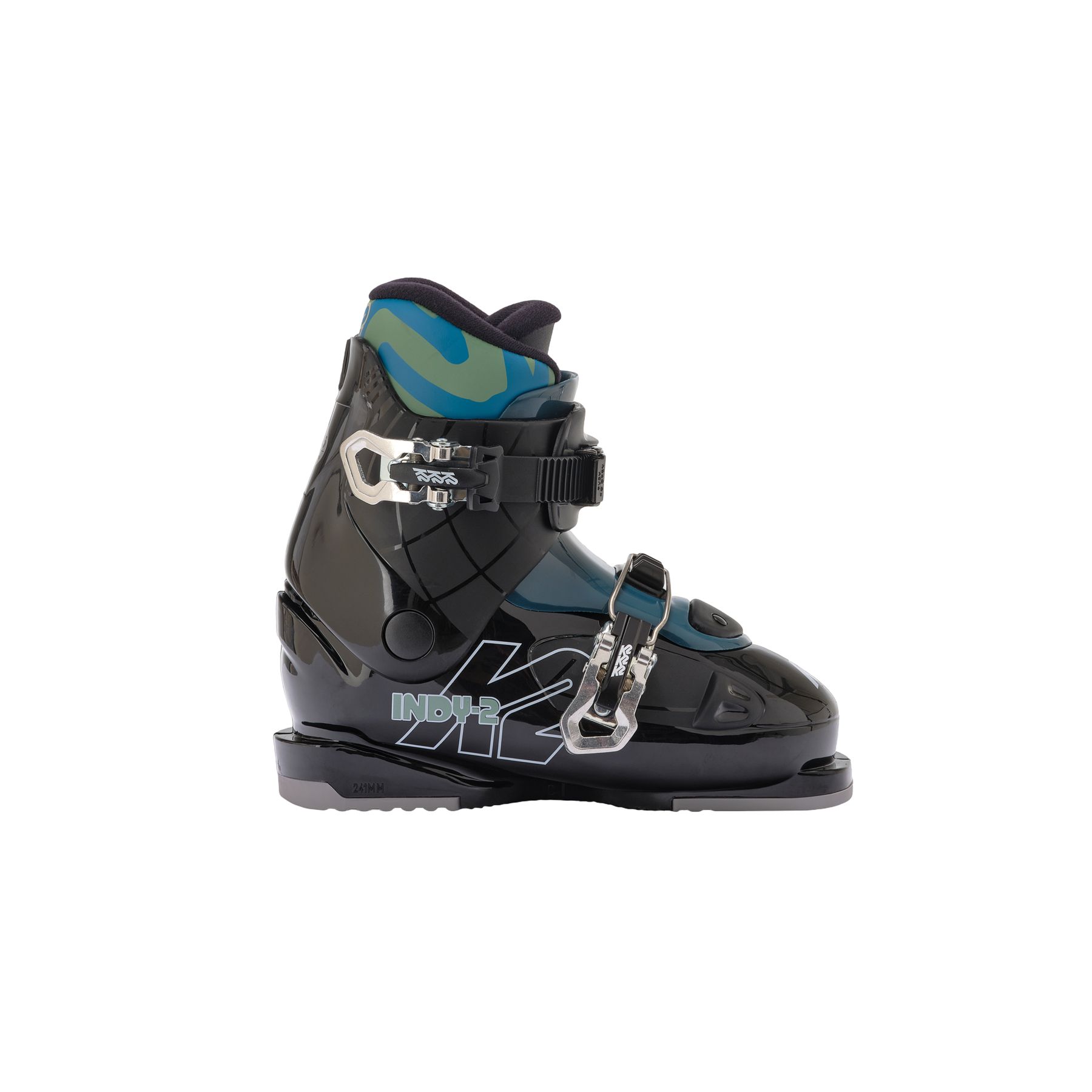 K2 Indy 2, skischoenen, junior, zwart