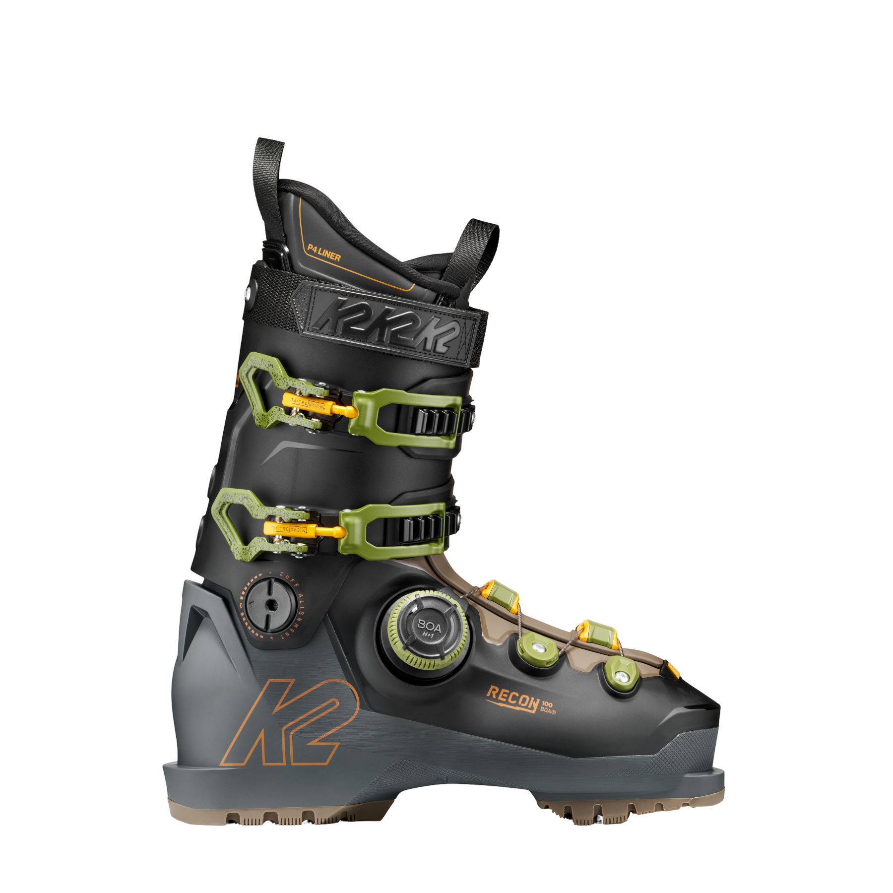 K2 Recon 100 BOA, skischoenen, heren, zwart