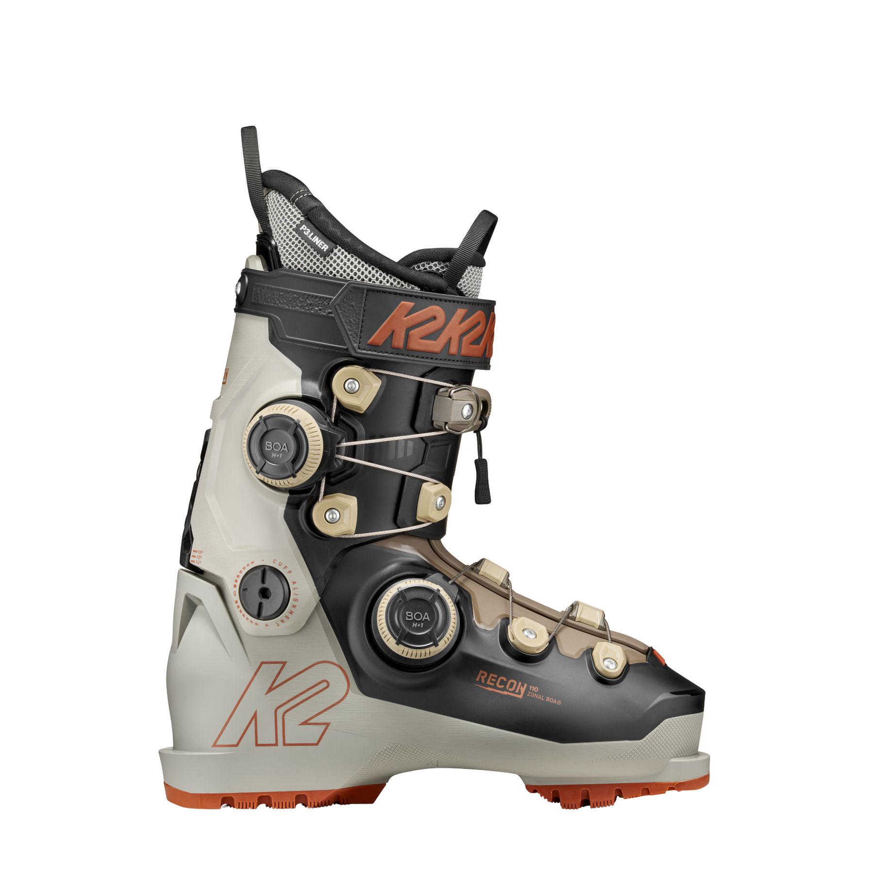 K2 Recon 110 Zonal BOA, skischoenen, heren, grijs