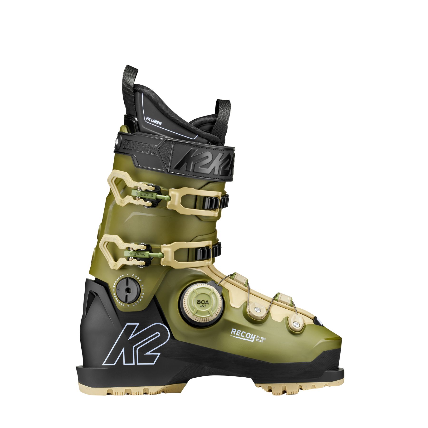 K2 Recon X 120 BOA, skischoenen, heren, groen