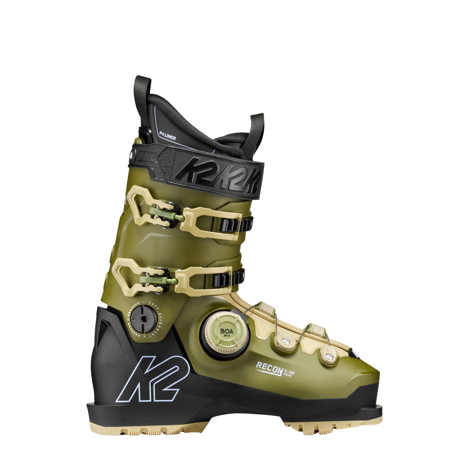 K2 Recon X 130 BOA, skischoenen, heren, groen