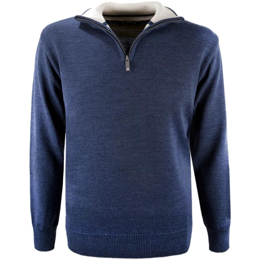 Kama Bjørn Merino, sweater, heren, donkerblauw