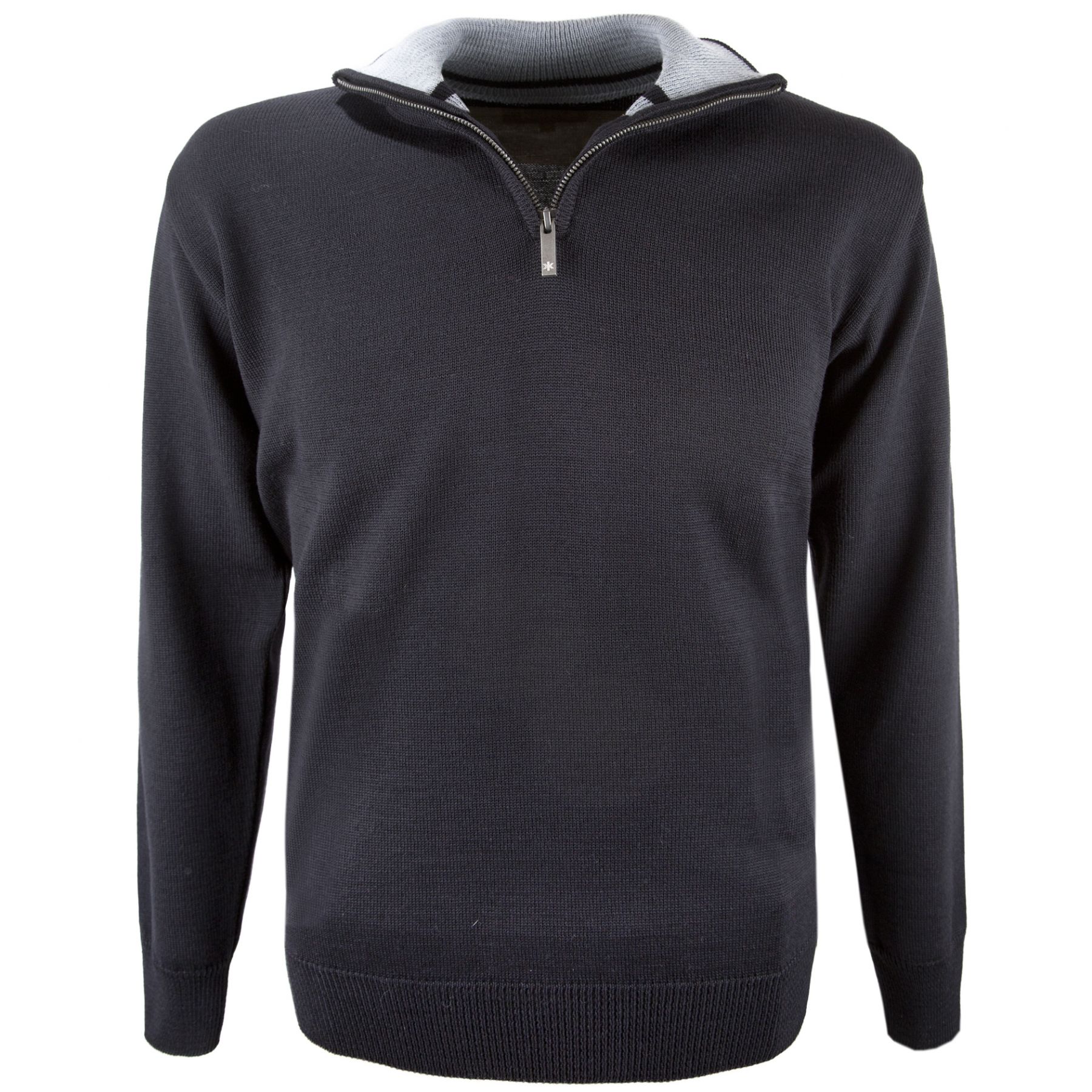 Kama Bjørn Merino Sweater, heren, zwart