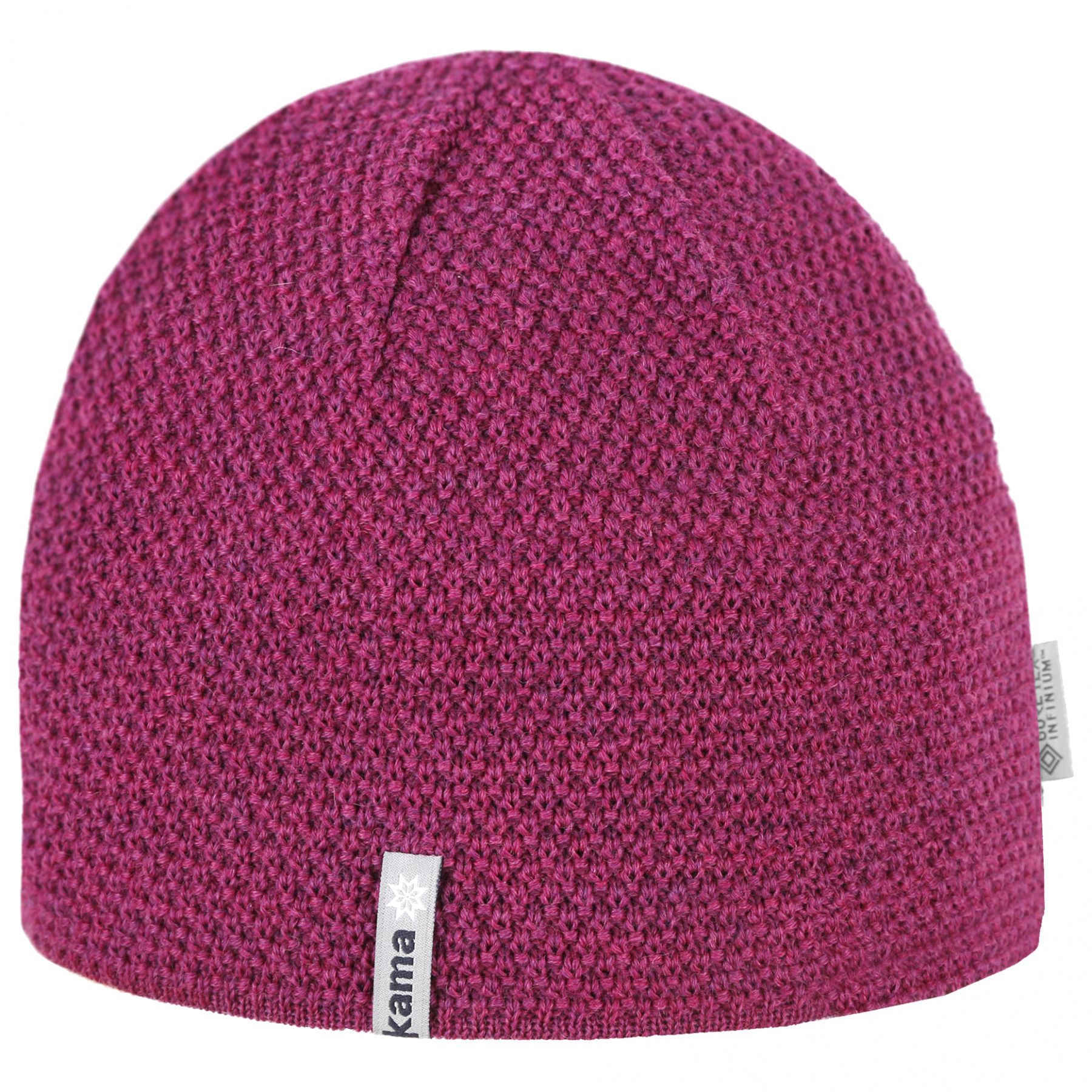 Kama gebreide hoed, Gore Windstopper, paars