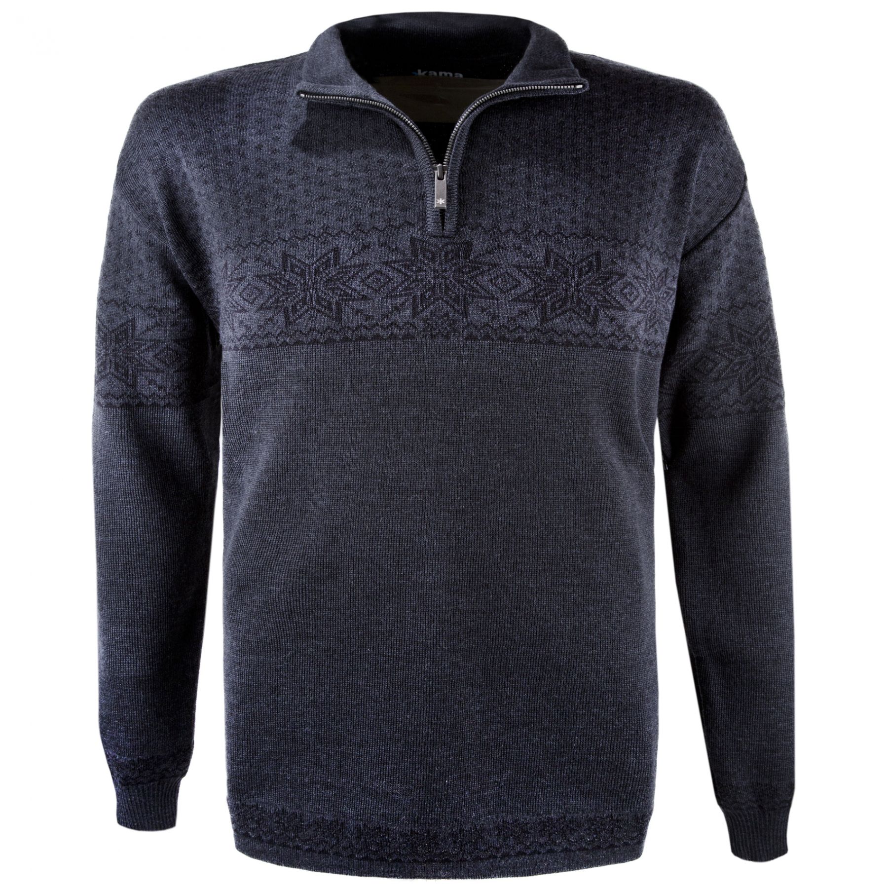 Kama Rune Merino Sweater, heren, grijs