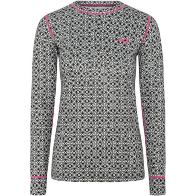 Kari Traa Fryd, thermoshirt, dames, zwart/wit