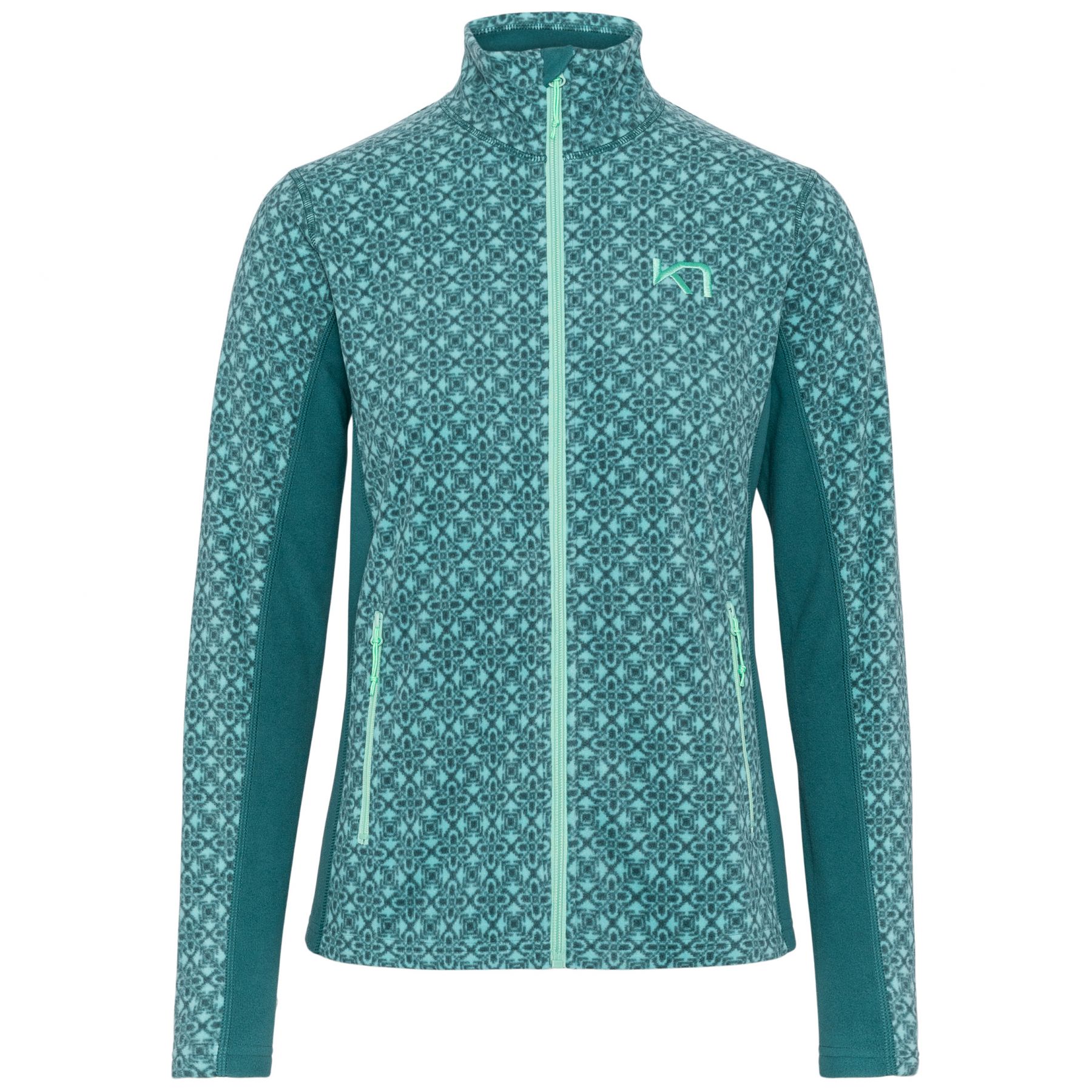 Kari Traa Olga Fleece, fleecevest, dames, groen