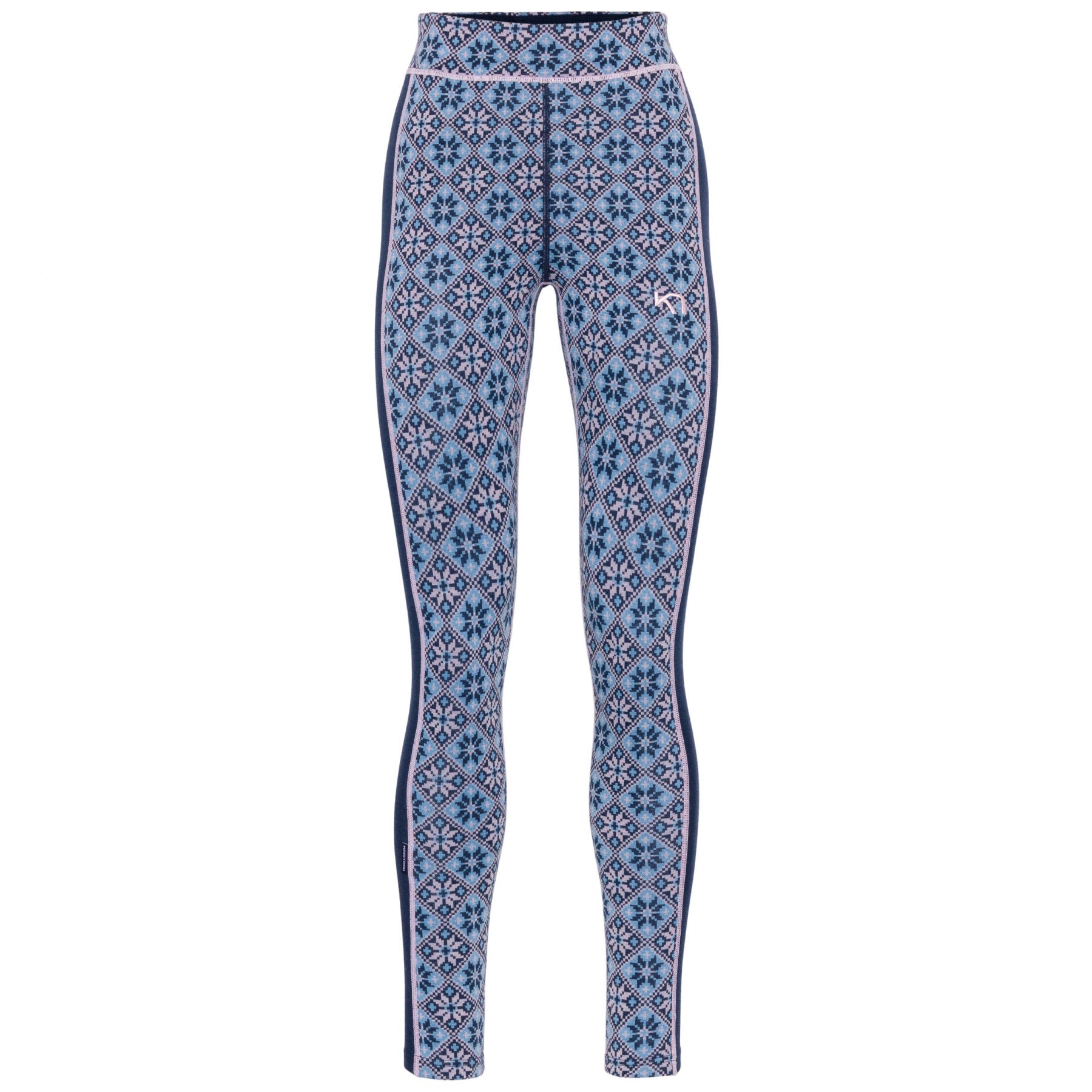 Kari Traa Rose High Waist, thermobroek, dames, blauw