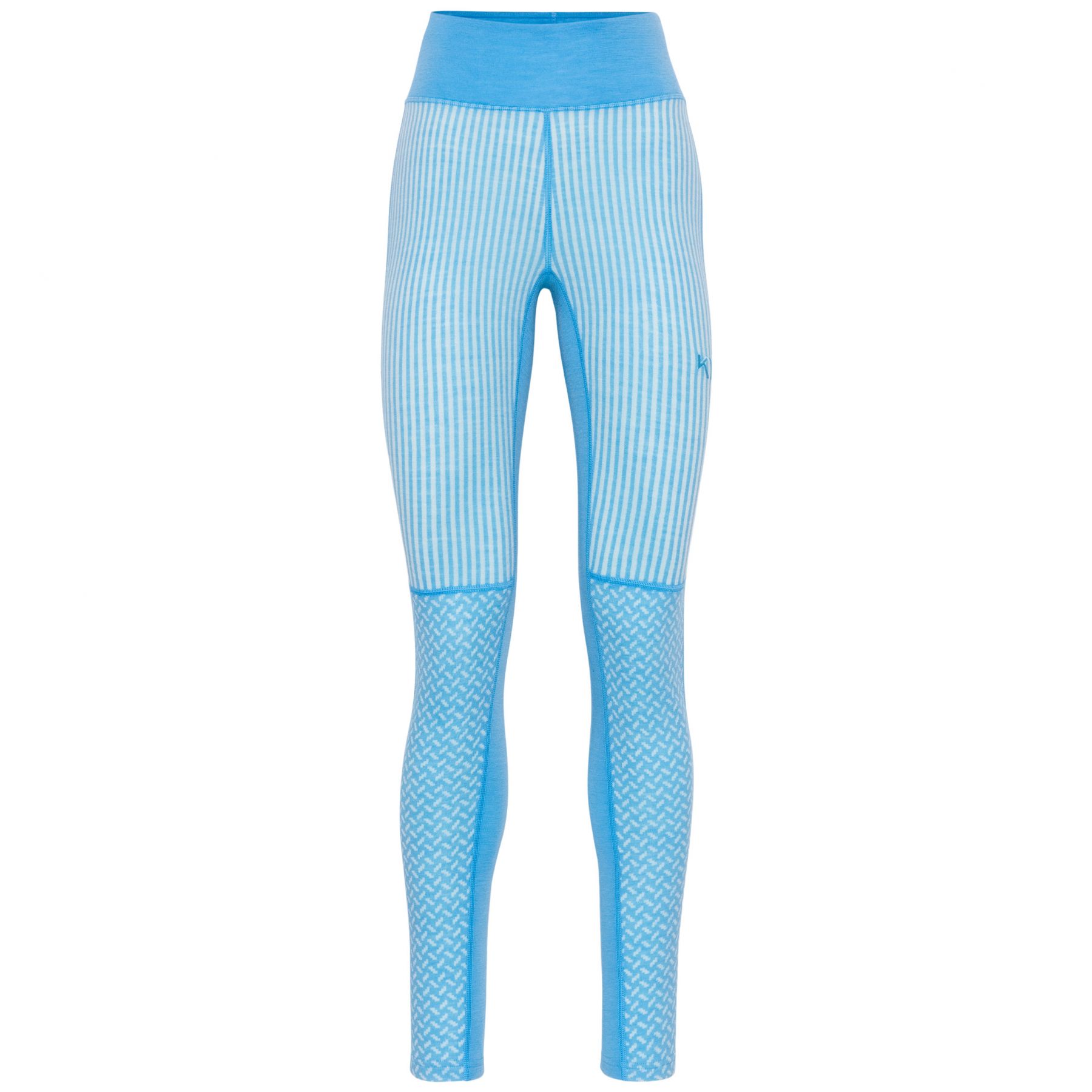 Kari Traa Smekker High Waist, thermobroek, dames, blauw
