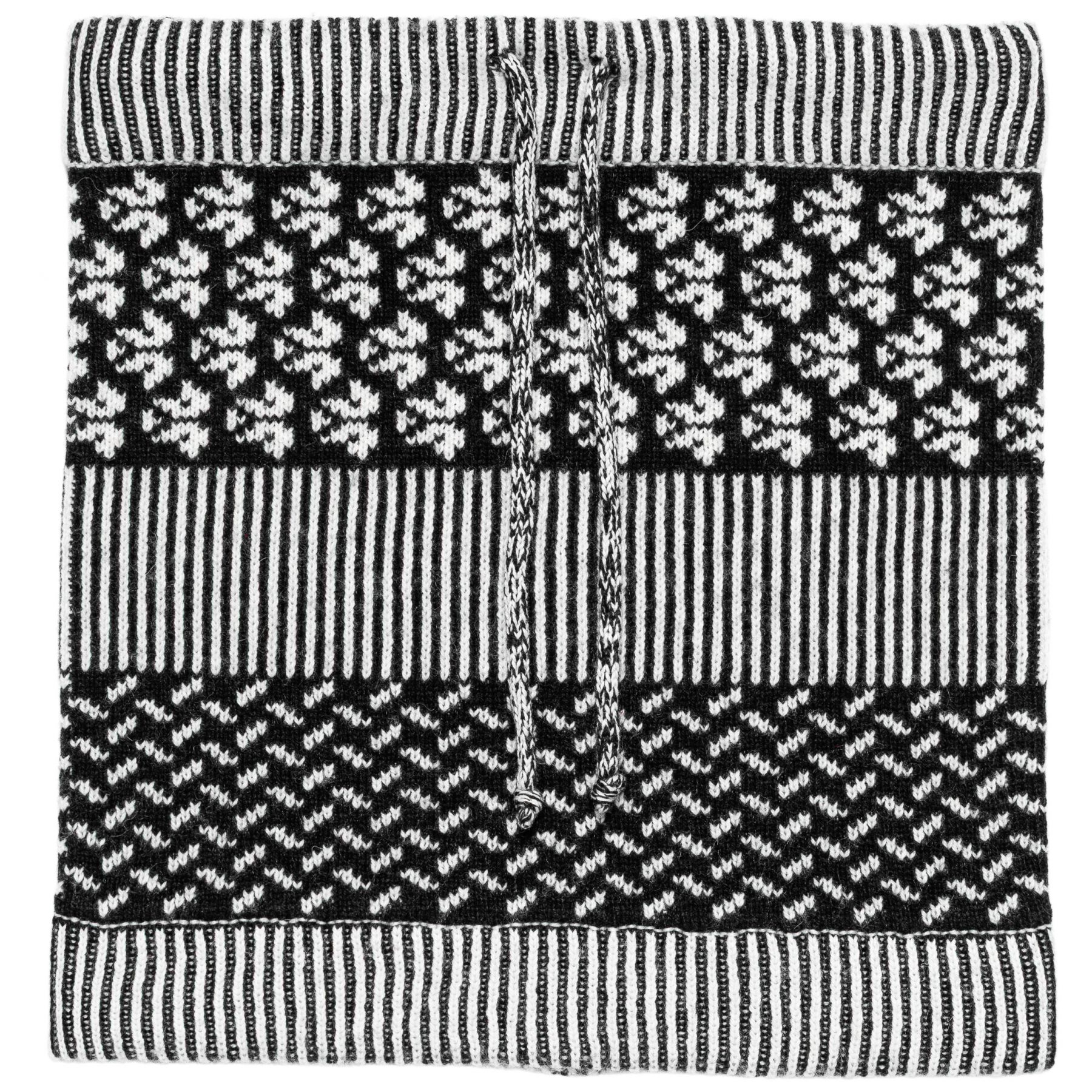 Kari Traa Smekker Knit Tube, nekwarmer, dames, zwart