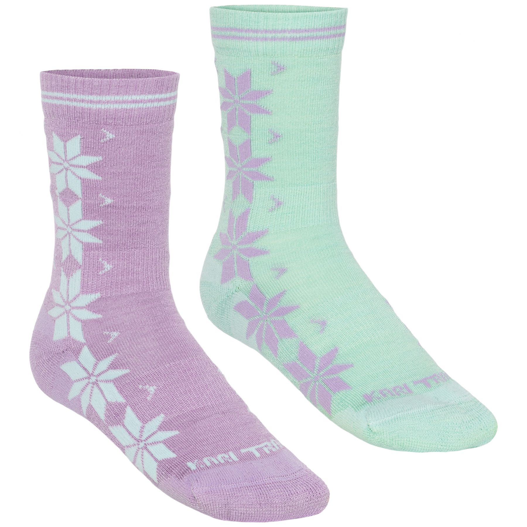 Kari Traa Vinst Sock 2pk, wandelsokken, dames, jelly mint