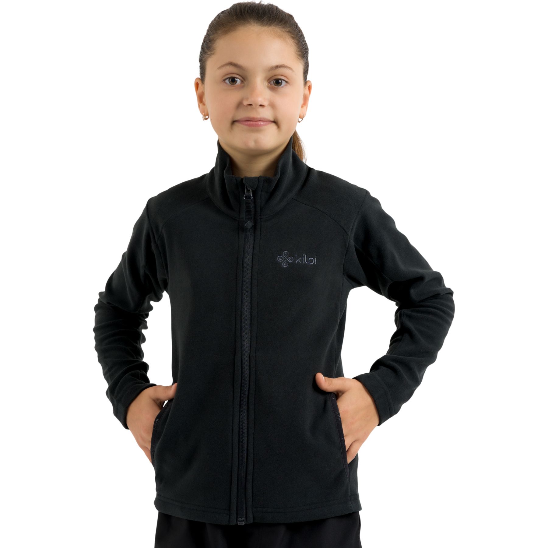 Kilpi Glamer, fleecevest, junior, zwart