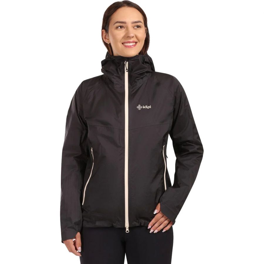 Kilpi Hurricane, regenjas, dames, zwart