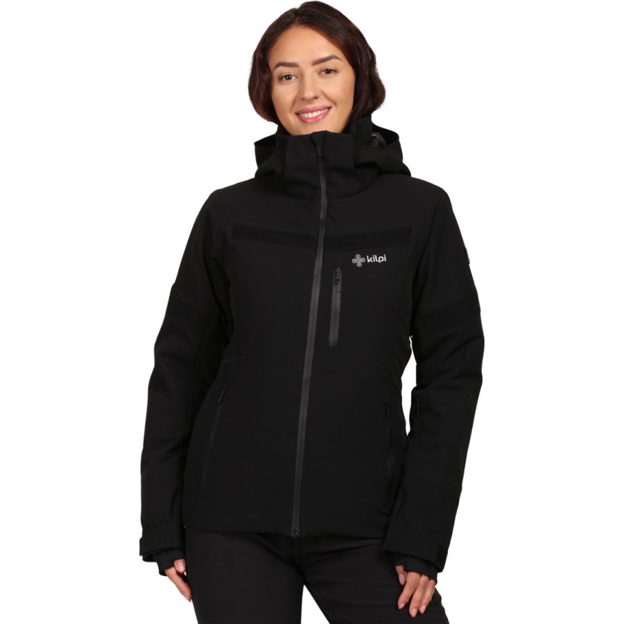 Kilpi Valera, ski jas, plus size, dame, zwart