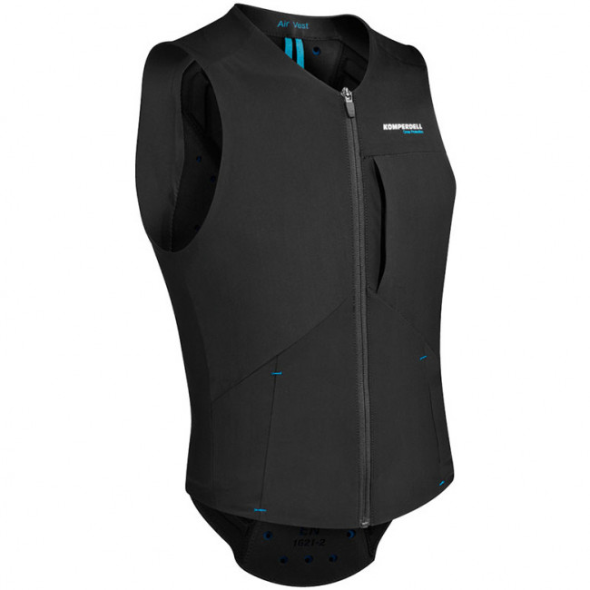 Komperdell Cross Super Eco Vest, rugbeschermers, heren, blauw