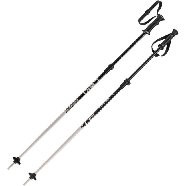 Leki Rider Vario, skistokken, zwart/grijs