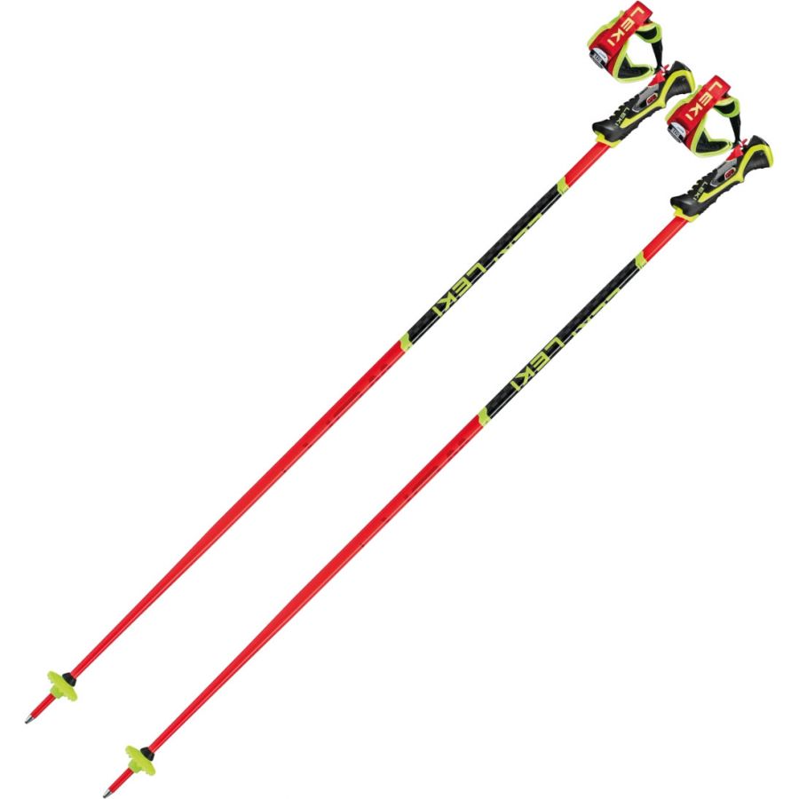 Leki WCR TBS SL 3D, skistokken, rood