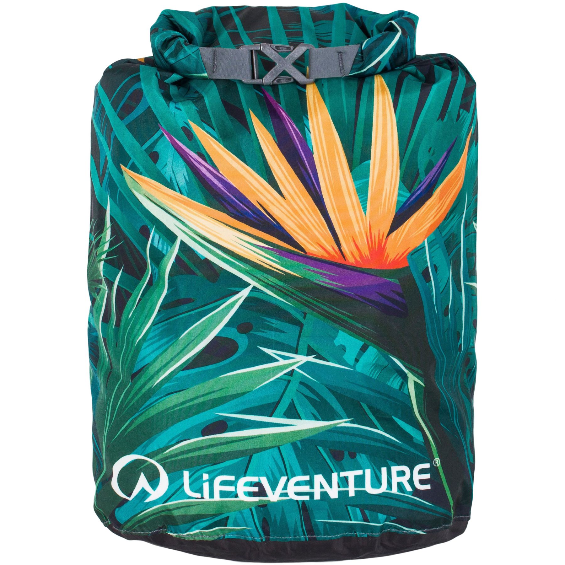 Lifemarque -  Bedrukte waterdichte tas - Small - Tropical - Lifeventure - maat