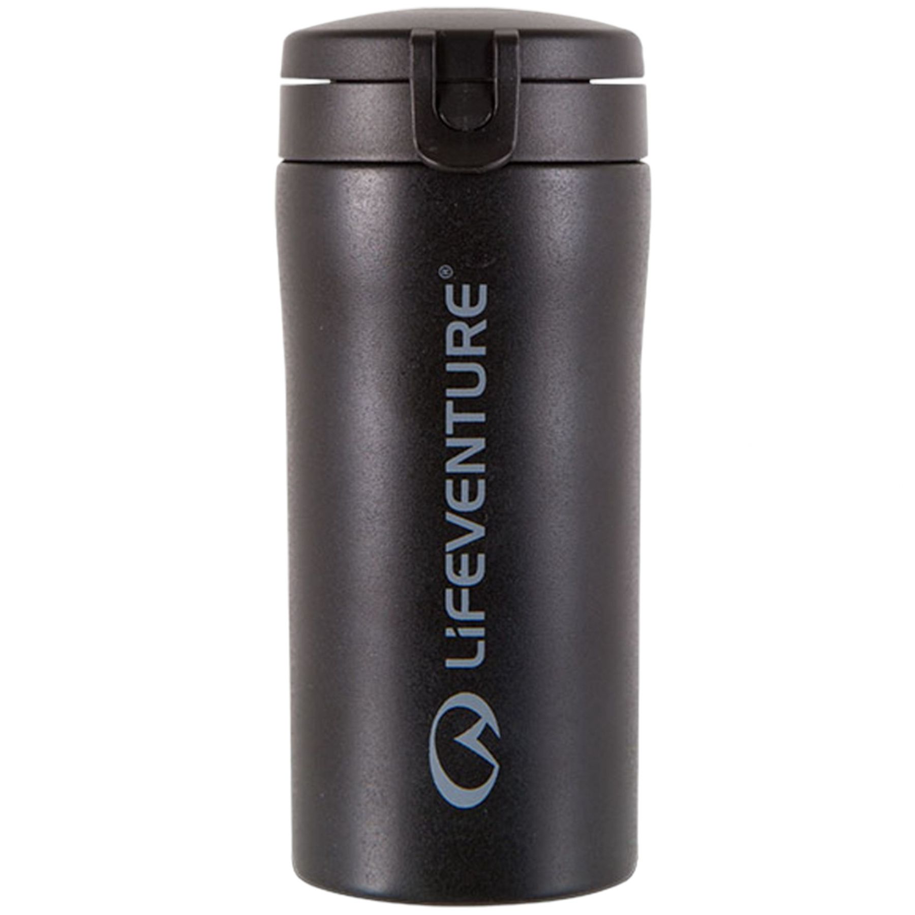 Lifeventure Flip-Top Thermosbeker, unisex, zwart